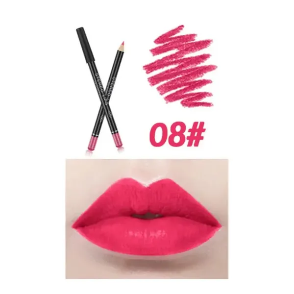 Vibely 08 Waterproof and Long Lasting Non-sticky Lip Liner Pencil – View 2
