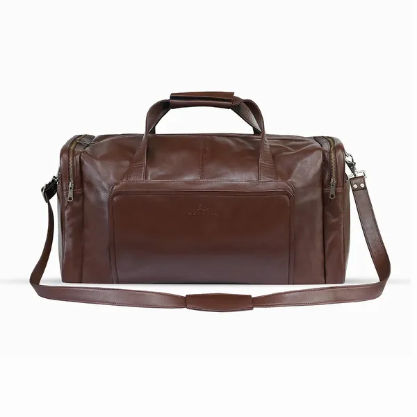 Big Size 4 Side Poket Waterproof Sports & Travel Bag – Color: Brown – View 2