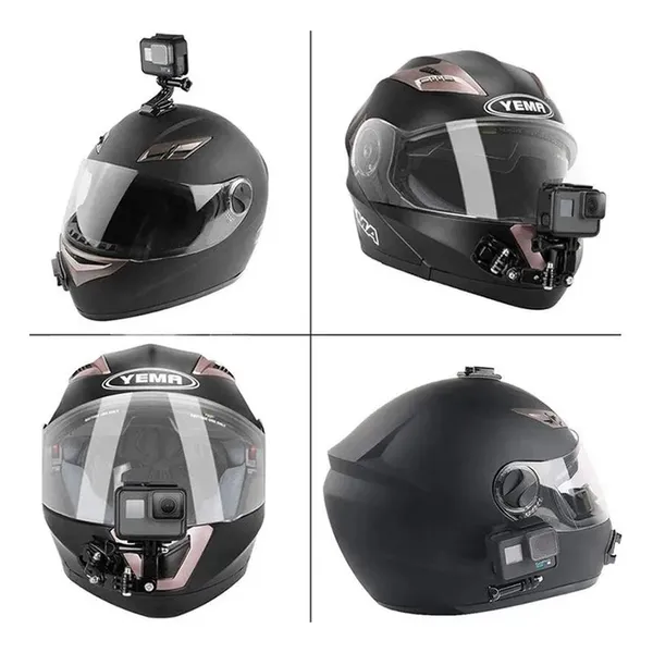 Motorcycle Helmet Chin Holder Moto Dji Gopro Mountain Action Camera – View 3