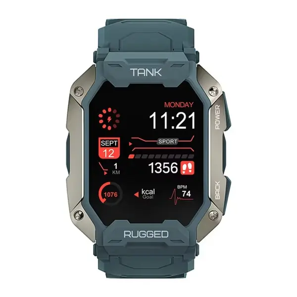 Kospet Tank M1 Pro Bluetooth Calling Smartwatch – Color: Blue – View 2