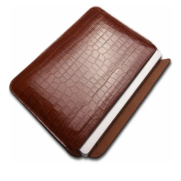 Wiwu Skin Croco 16.2 Inch Ultra Slim Laptop Sleeve Bag for Macbook – Color: Brown – View 3