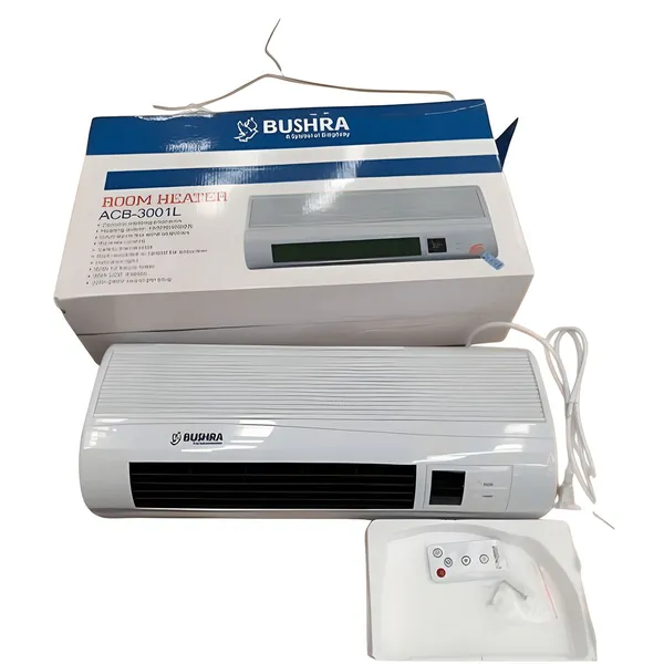 BUSHRA ABC-3001L 2000W Remote Control Wall Mounted Room Heater – View 2
