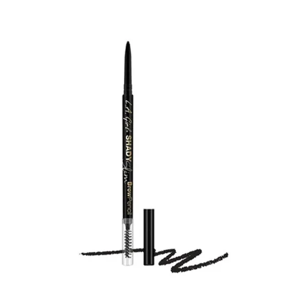 L. A. Girl GB360 Shady Long Lasting Slim Eyebrow Pencil Black  – View 1
