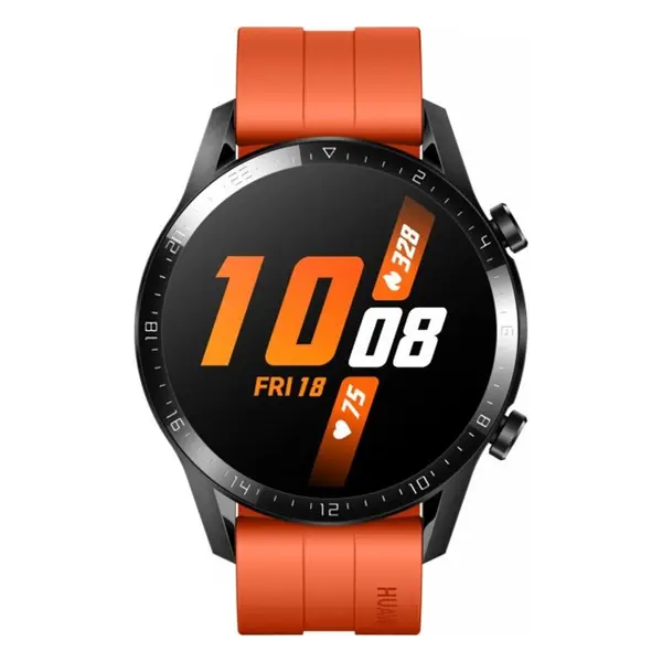 Huawei Watch GT 2 AMOLED Smartwatch – Color: Orange – View 2