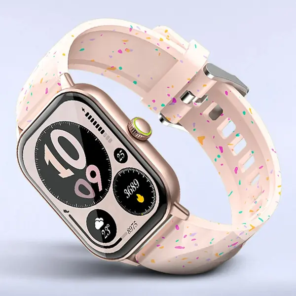 Oraimo Watch 5 OSW-805 Bluetooth Calling Smart Watch – Color: Pink – View 2