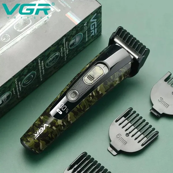 VGR V-271 Portable LED Digital Display Hair Trimmer – View 6