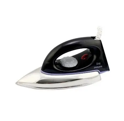 Philips GC0083/00 Diva Energy-Efficient Black Dry Iron with Linished Soleplate – View 3