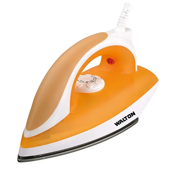 Walton WIR-D03 Thermostat Controlled 1000 Watts Overheat Protection Electric Dry Iron – Color: Orange – View 2