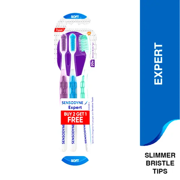 Sensodyne Expert Soft Family 2+1 Pack Toothbrush – View 2