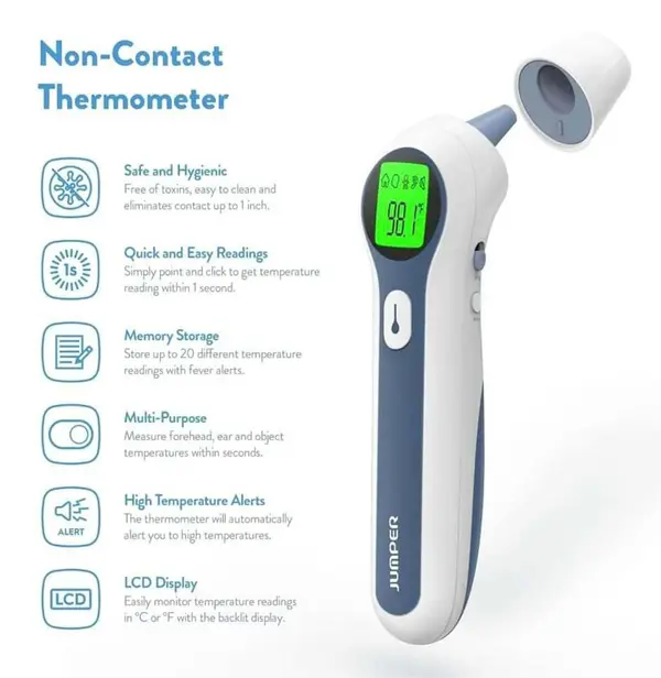 Jumper JPD FR300 Premium Non-Contact Infrared Thermometer – View 3