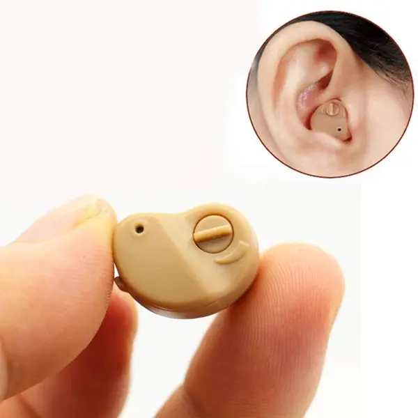 Axon K-80 Compact Wireless Clear Sound Hearing Aid  – Color: Brown – View 2