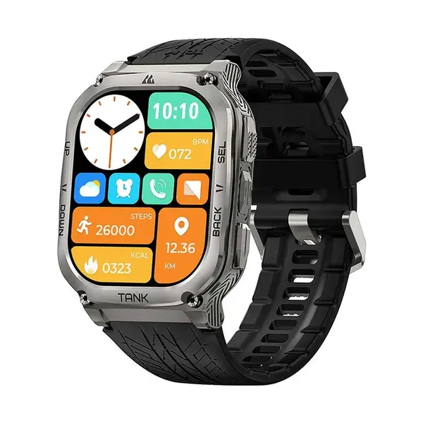 KOSPET TANK M3 AMOLED Smartwatch – Color: Silver – View 1