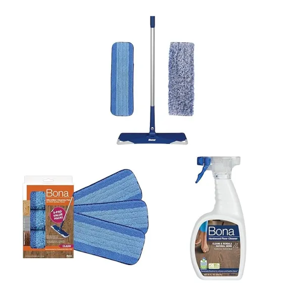 Premium Microfiber M-6 Removable Washable Cleaning Pad and Floor Mop – View 2