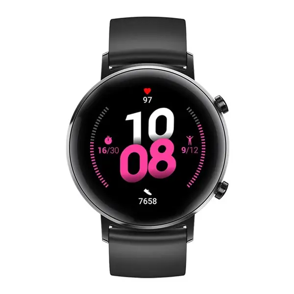 Huawei Watch GT 2 42mm OLED Display Smartwatch – Color: Black – View 2
