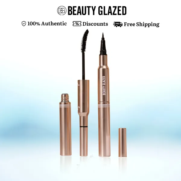 Beauty Glazed 2in1 Bushy Big Eyeliner & Mascara – Golden – View 2