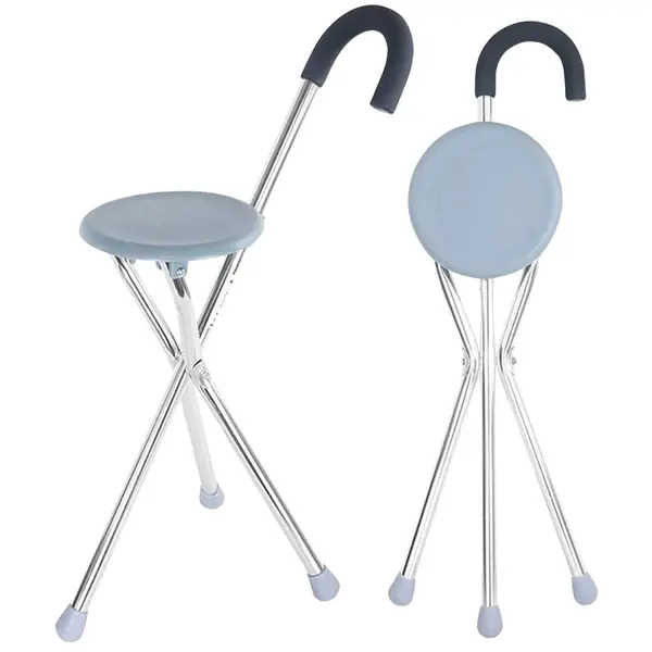 Elderly Folding Chair Walk Sticking (Portable Seat) – View 2