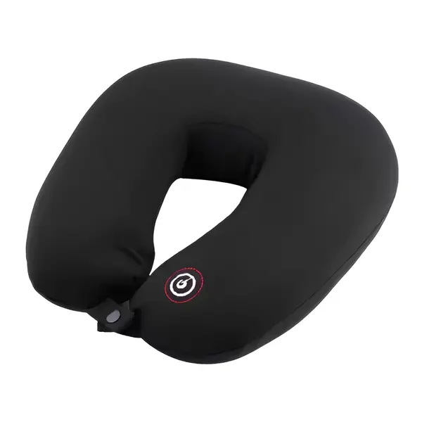 Ergonomic Battery Operated Neck Massager Pillow – Color: Black – View 1