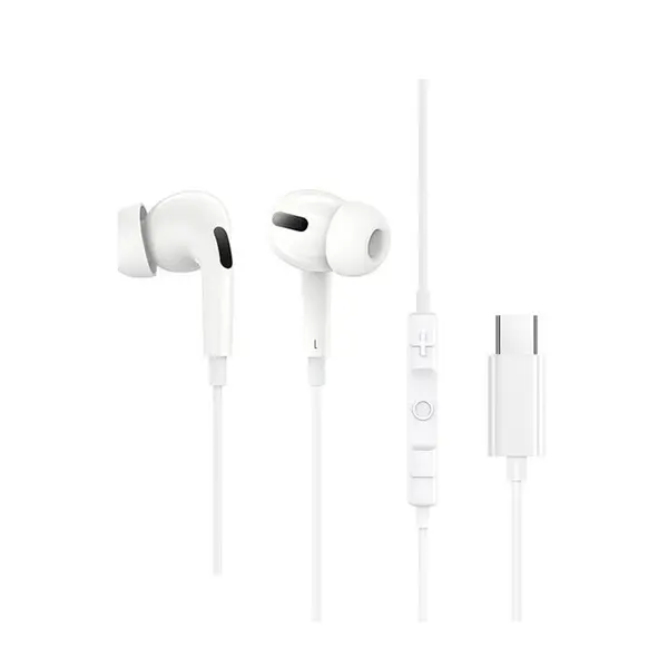  Baseus Encok CZ18 Type-C Wired Earphone – Color: White – View 2
