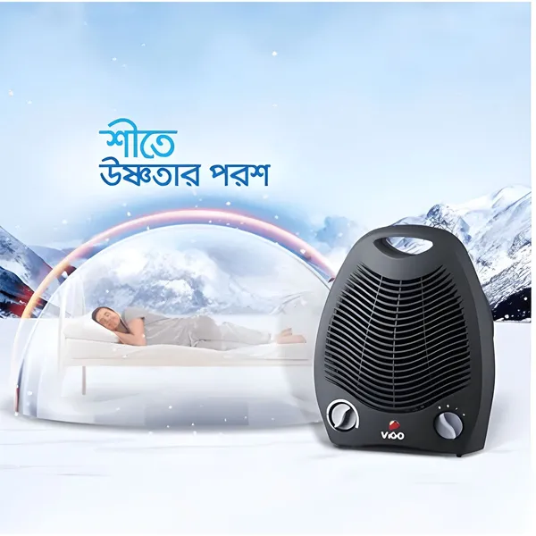 Vigo Cozy 2000W Room Heater with Adjustable Thermostat – View 3