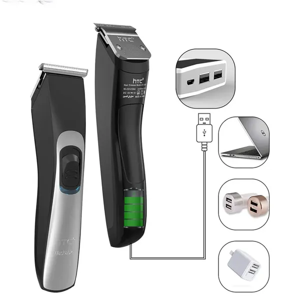 HTC AT-129C Full Washable Professional Hair Trimmer for Men – View 3