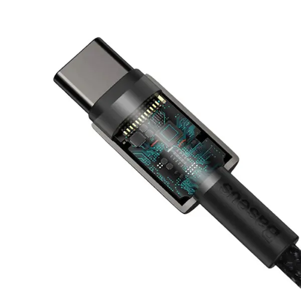 Baseus Tungsten Gold 100W USB-C to USB-C Fast Charging Cable – View 2