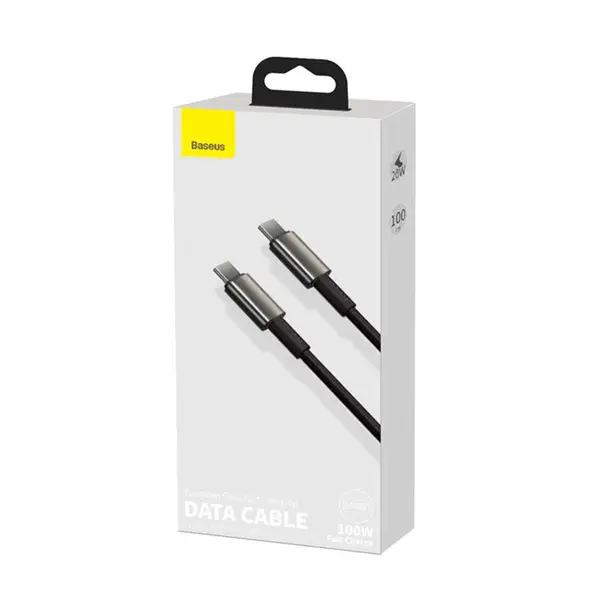 Baseus Tungsten Gold 100W USB-C to USB-C Fast Charging Cable – View 4