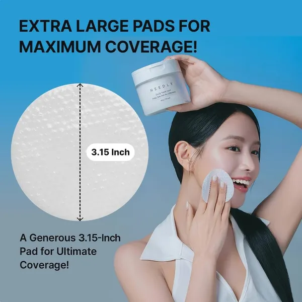 Needly Exfoliating Facial BHA & PHA Daily Toner Pad 60pc – View 4