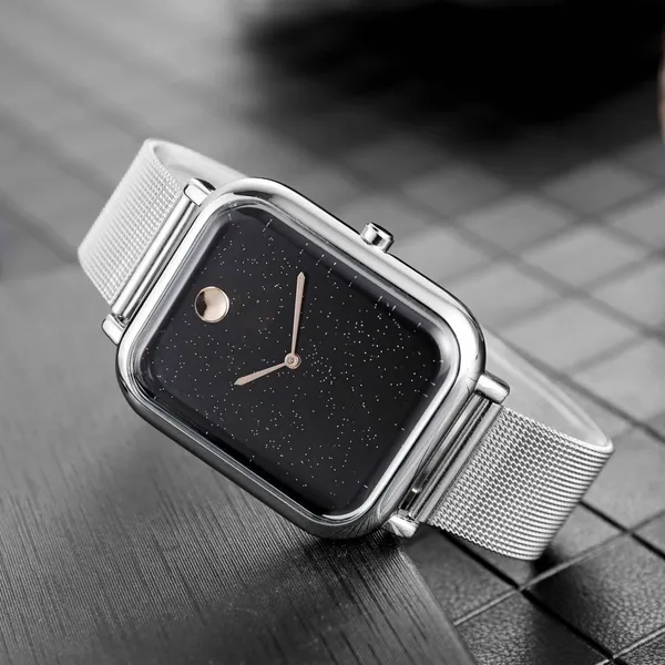 Skmei 9187 Elegant Stainless Steel Quartz Waterproof Men's Watch – Dial Color: Silver, Strap Color: Silver – View 4