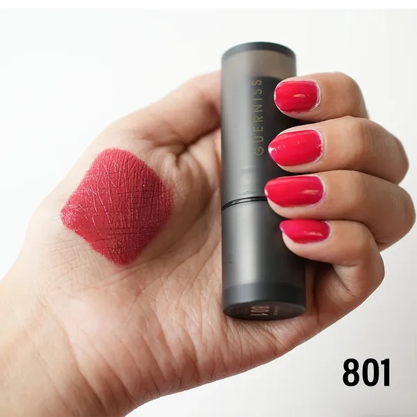 Guerniss 801 Luxely Matte Creamy Touching Lipstick – View 3