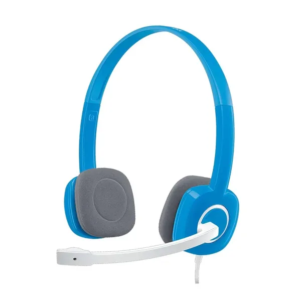Logitech H150 STEREO Headset (Two port) – Color: Blue – View 2
