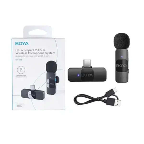 BOYA BY-V10 2.4GHz Wireless Ultracompact Microphone  – View 3