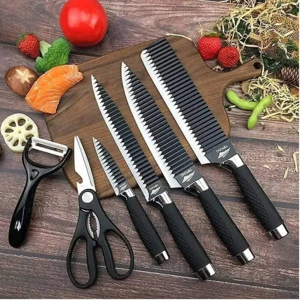 Zepter Premium Stainless Steel 6Pcs Set For Professional And Home Cooking Kitchen Knife – View 5