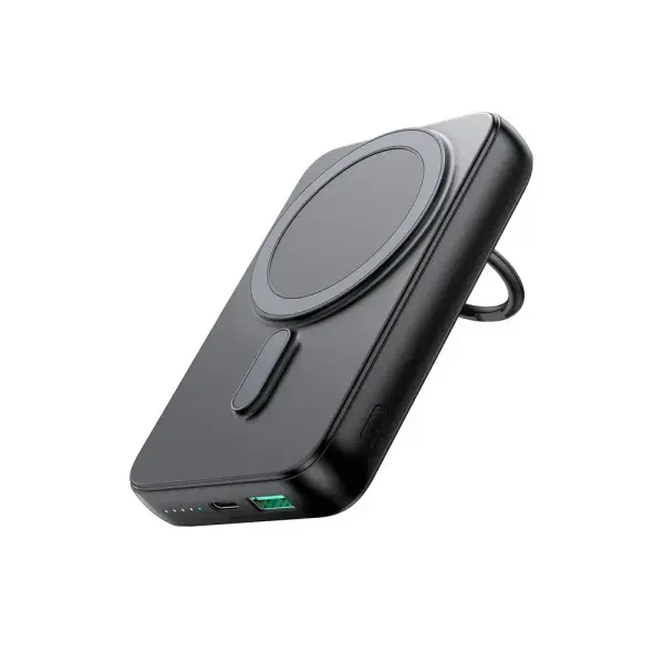 JOYROOM JR-W050 Magnetic Wireless 20W High Capacity Power Bank – Color: Black – View 1