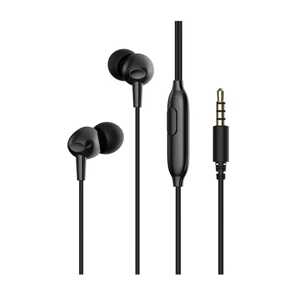 Havit HV-E48P High-end Dynamic in-ear 3.5mm Wired Earphone – Color: Black – View 1