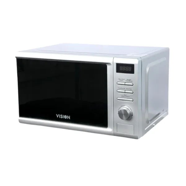 VISION RAC E5 20 Liter Silver 700W Grill Digital Microwave Oven – View 2