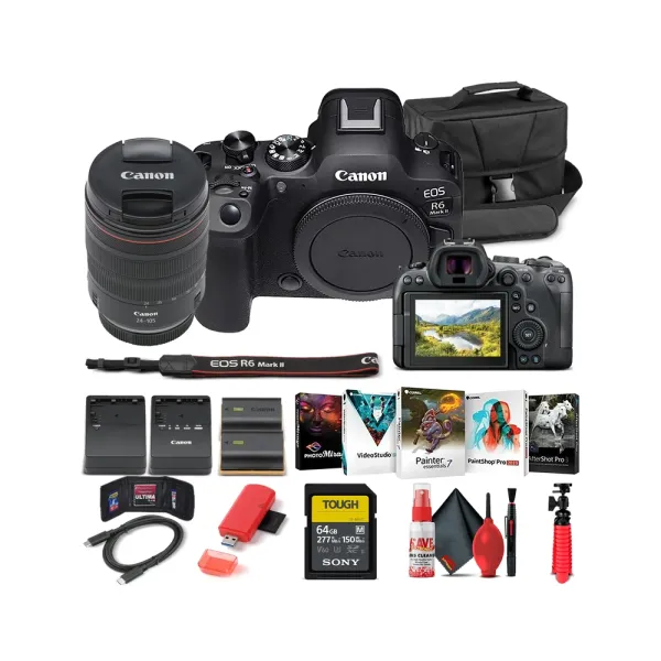 Canon EOS R6 Mark with 24-105mm f/4 Lens Mirrorless Camera – View 4