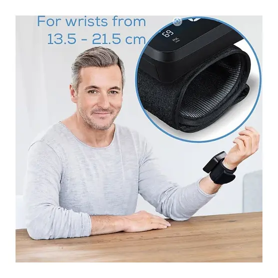 Beurer BC-54 Automatic Wrist Blood Pressure Monitor with Bluetooth – View 3