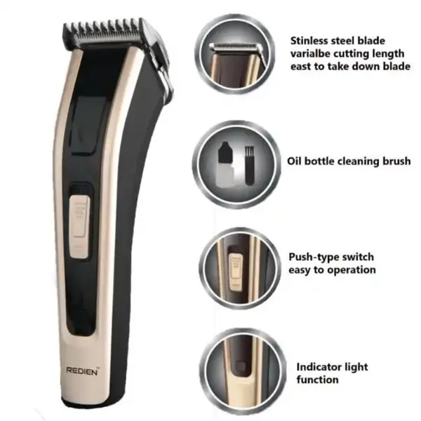 Redien RN-8170 Professional LED Indicator Beard Trimmer – View 2
