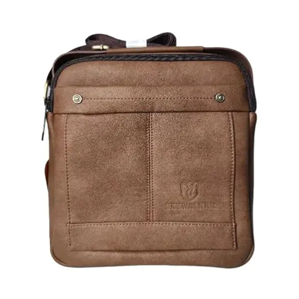 Men's Brass Metal Nano Crossbody Messenger Bag – View 1