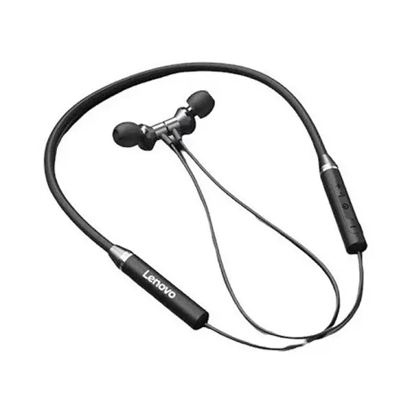 Lenovo HE05 Wireless Bluetooth Neckband Earphone Black – View 2