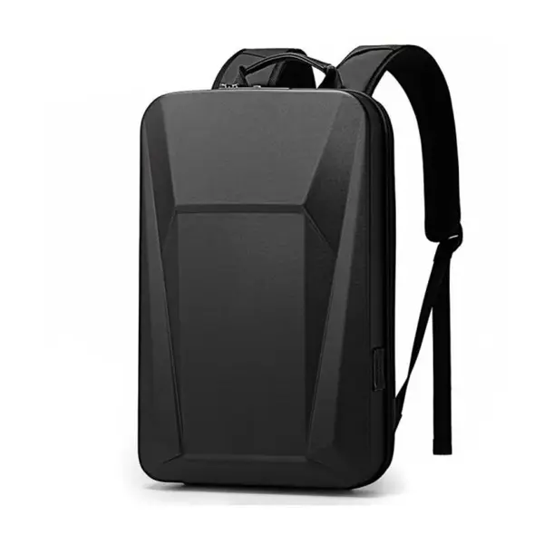 Bange BG-7682 TSA Combination Lock And USB Type-C Port Backpack – Color: Black – View 1