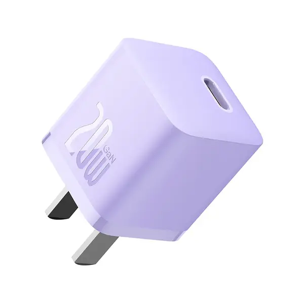 Baseus Superior Series USB-C 20W Charger with Lightning Cable  – Color: Purple – View 2