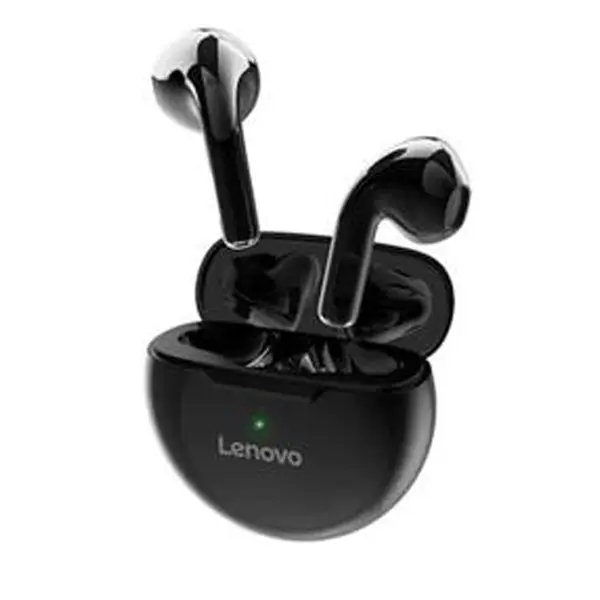 Lenovo HT38 True Wireless Bluetooth Earbuds – Color: Black – View 2