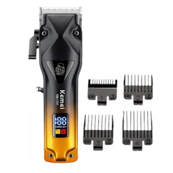 Kemei KM-1781 Professional Rechargeable Hair Trimmer – Color: Gold – View 3