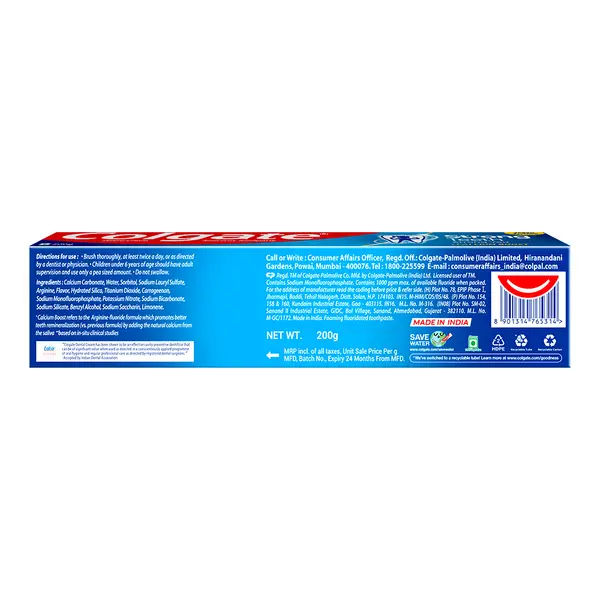 Colgate Strong Teeth Anticavity Dental Cream Toothpaste 200 gm – View 6