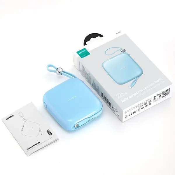 JOYROOM JR-L003 Jelly Series Lightning 22.5W Power Bank – Color: Blue – View 5
