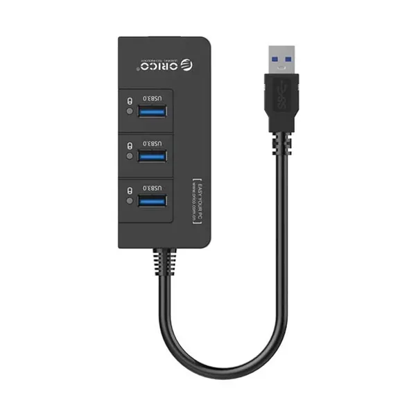 Orico HR01-U3-V1-BK USB 3.0 Hub with Gigabit Lan Port – View 2