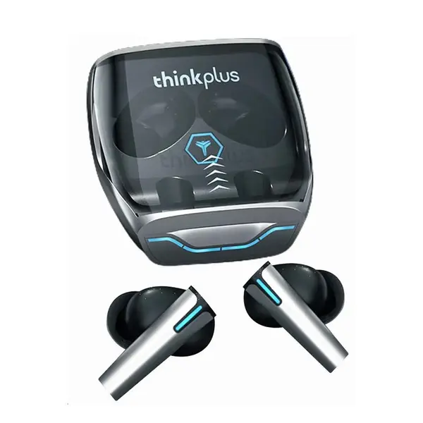 Lenovo XG02 Wireless Bluetooth 5.0 Gaming Earbuds – Color: Black – View 2
