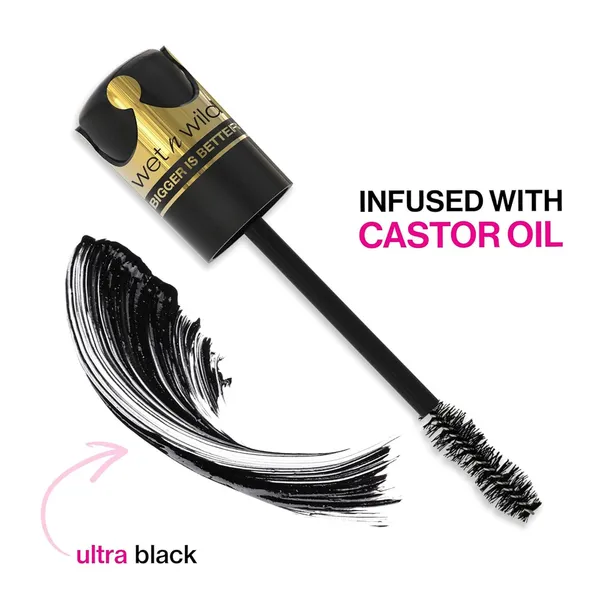 Wet n Wild Big Poppa Smooth Glide Mascara - Blackest Black – View 3
