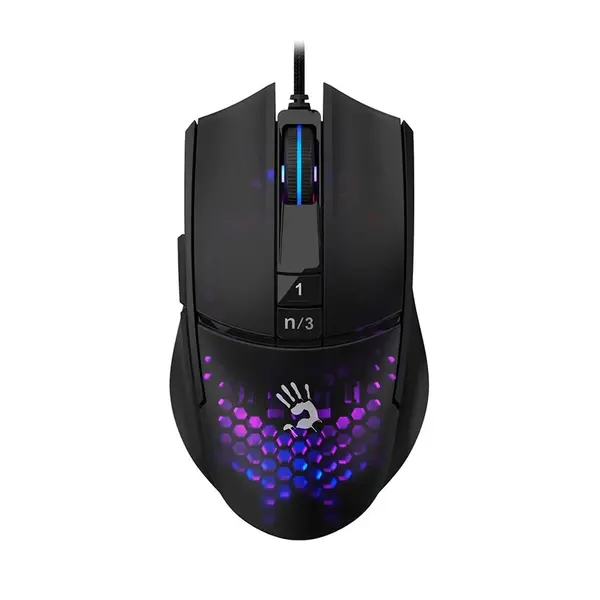 A4tech Bloody L65 Max Honeycomb Lightweight RGB Wired Gaming Mouse – View 1